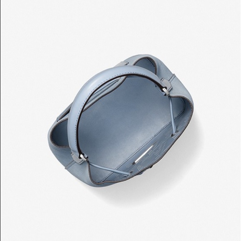 Authentic MK Suede Crossbag - Picture 2 of 4